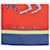 Hermès Sciarpa Hermes Carre 90 CARROUSEL Rosso Blu Multicolore - vista 4