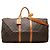 Louis Vuitton Monogram Keepall Bandoulière 55 Boston Tasche Braun