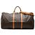 Louis Vuitton Monogram Keepall Bandoulière 60 Marrone