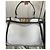 Borsa Fendi Peekaboo Iconic Mini Nero Bianco D'oro - vista 5