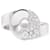 Anello Dinh Van "Double Sens" in oro bianco e diamanti.
