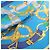 Foulard in seta Hermès 140 "Eperon d'Or" Blu x Marrone - vista 11