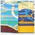 Foulard in seta Hermès 140 "Eperon d'Or" Blu x Marrone - vista 6