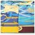 Foulard in seta Hermès 140 "Eperon d'Or" Blu x Marrone - vista 7