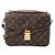 Borsa a tracolla Louis Vuitton Metis MM in tela Monogram marrone M44875