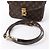 Borsa a tracolla Louis Vuitton Metis MM in tela Monogram marrone M44875 - vista 10