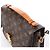 Borsa a tracolla Louis Vuitton Metis MM in tela Monogram marrone M44875 - vista 3