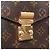 Borsa a tracolla Louis Vuitton Metis MM in tela Monogram marrone M44875 - vista 12