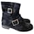 Jimmy Choo Black Suede Buckle Ankle Boots  - view 1