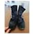 Jimmy Choo Black Suede Buckle Ankle Boots  - view 3