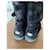 Jimmy Choo Black Suede Buckle Ankle Boots  - view 4