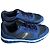 Autre Marque Harmont & Blaine Baskets en daim bleu et mesh