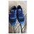 Autre Marque Harmont & Blaine Baskets en daim bleu et mesh - vue 3