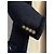 Saint Laurent Giacca corta in tweed nero - vista 7