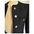 Saint Laurent Giacca corta in tweed nero - vista 8