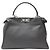 BORSA FENDI PEEKABOO SELLERIA MEDIUM 8BN290 PELLE GRIGIA A SPALLA - vista 2