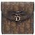 CHRISTIAN DIOR ROMANTIC OBLIQUE CANVAS WALLET Braun