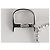 NOVO COLAR DIOR CHAINE LOGO D STRASS 39 CM EM METAL PRATEADO Prata - vista 5
