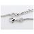 NOVO COLAR DIOR CHAINE LOGO D STRASS 39 CM EM METAL PRATEADO Prata - vista 6