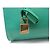 BORSA SAINT LAURENT DE JOUR SMALL 324823 PELLE VERDE A SPALLA - vista 8