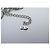 NUOVO COLLANA DIOR DOUBLE CHAIN LOGO D STRASS ARGENTATA Argento - vista 6