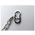 NUOVO COLLANA DIOR DOUBLE CHAIN LOGO D STRASS ARGENTATA Argento - vista 9