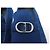 NUOVE SCARPE DIOR MOCASSINI INITIALES ODEON LOGO CD 42 CAMOSCIA Blu - vista 8