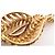 BRACCIALE VINTAGE BOUCHERON PLUME DE PAON DIAMANTI 3.3CT ORO GIALLO 18K 64GR BANGLE D'oro - vista 18