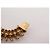 BRACCIALE VINTAGE BOUCHERON PLUME DE PAON DIAMANTI 3.3CT ORO GIALLO 18K 64GR BANGLE D'oro - vista 19