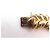 BRACCIALE VINTAGE BOUCHERON PLUME DE PAON DIAMANTI 3.3CT ORO GIALLO 18K 64GR BANGLE D'oro - vista 8
