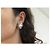 ORECCHINI VINTAGE CHANEL CLIP-ON PERLE E STRASS 1970'S BAGUETTE EARRINGS Argento - vista 11