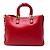 FENDI TOTE MEDIUM 8BH368 LEDERHANDTASCHE ROT - Ansicht 2