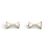 NUOVI GEMELLI CARTIER DOUBLE C IN ARGENTO STERLING 925 - vista 2