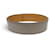 Hermès HERMES POUL TOUR SELLIER BRACELET MANCHETTE T20 CUIR ETOUPE LEATHER BANGLE Taupe  - view 1