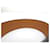 Hermès HERMES POUL TOUR SELLIER BRACELET MANCHETTE T20 CUIR ETOUPE LEATHER BANGLE Taupe  - view 12