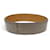 Hermès HERMES POUL TOUR SELLIER BRACELET MANCHETTE T20 CUIR ETOUPE LEATHER BANGLE Taupe  - view 3