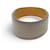 Hermès HERMES POUL TOUR SELLIER BRACELET MANCHETTE T20 CUIR ETOUPE LEATHER BANGLE Taupe  - view 4