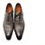 NOVAS SCARPE SANTONI 6522 RICHELIEU 8.5 IT 43.5 FR IN PELLE PATINATA Grigio - vista 8