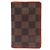 LOUIS VUITTON DAMIER EBENE TASCHENORGANIZER KARTENHALTER ORANGE