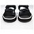 NUOVE SANDALI CHANEL DAD G45083 PELLE NERA STRAP 36 Nero - vista 4