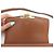 Céline BORSA CELINE TRIOMPHE CANVAS MARRONE TEEN IN PELLE DI VITELLO 188882BZ4.04LU - vista 8