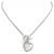 Hermès VINTAGE COLLIER HERMES COEUR AMULETTE EN ARGENT MASSIF 925 10GR SILVER NECKLACE Argenté  - vue 1