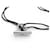 Hermès HERMES SKIPPER NOIR SILVER 925 STERLING DOUBLE WRAP BRACELET NECKLACE Black  - view 2