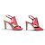 Hermès NEUE HERMES NAUTILUS PUMPS 40 ROTES LEDER LASERSCHNITT SCHUHE - Ansicht 3