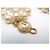 COLLAR VINTAGE CHANEL 1994 CON 3 HILAS DE PERLAS Y CIERRE LOGO CC Crudo - vista 13