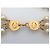COLLAR VINTAGE CHANEL 1994 CON 3 HILAS DE PERLAS Y CIERRE LOGO CC Crudo - vista 5
