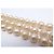COLLAR VINTAGE CHANEL 1994 CON 3 HILAS DE PERLAS Y CIERRE LOGO CC Crudo - vista 9