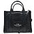 NUOVA BORSA MARC JACOBS THE MEDIUM TOTE BAG PELLE CROCO TRACCOLLA Nero