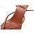 SANDALI CON TACCO GIVENCHY A CIABATTA CON STRAP IN PELLE MARRONE MULES 40 BROWN HEELS - vista 11