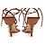 SANDALI CON TACCO GIVENCHY A CIABATTA CON STRAP IN PELLE MARRONE MULES 40 BROWN HEELS - vista 5